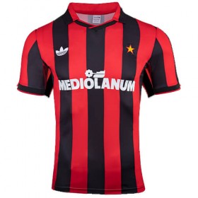 Jalkapallo Peliasut AC Milan Retro Kotipaita 1991-1992 Lyhythihainen